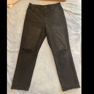 American Eagle Distressed Mom Jean Comfort Stretch Waistband